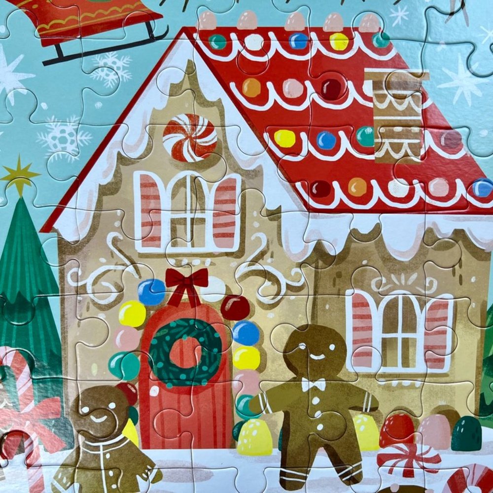 FIRM! Adorable Gingerbread House Puzzle 45 Pc.